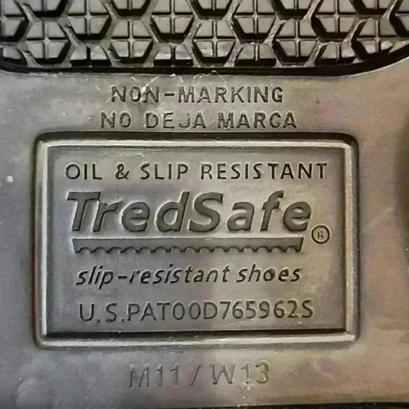 TREDSAFE Unisex Pepper Deluxe Slip Resistant Shoes-Women 13 / Men 11 10S1012 - Picture 4 of 4